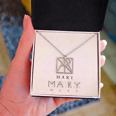 Custom Monogram Name Necklace Personalized Stainless Steel or Gold Name Jewelry, Heartfelt Gift for Her