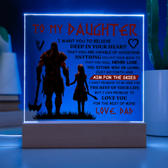 To My Daughter / Dad - Plaque