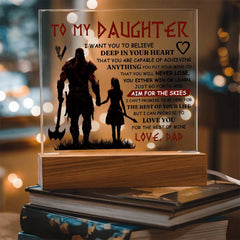 To My Daughter / Dad - Plaque