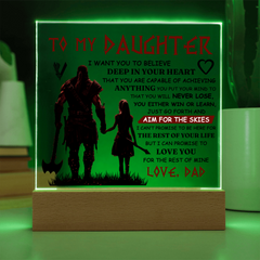 To My Daughter / Dad - Plaque