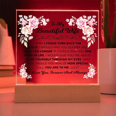 To My Beautiful Wife